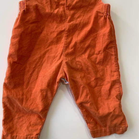 Orange Corduroy Bella Bliss Long Jonjon/overalls - Picture 3 of 3